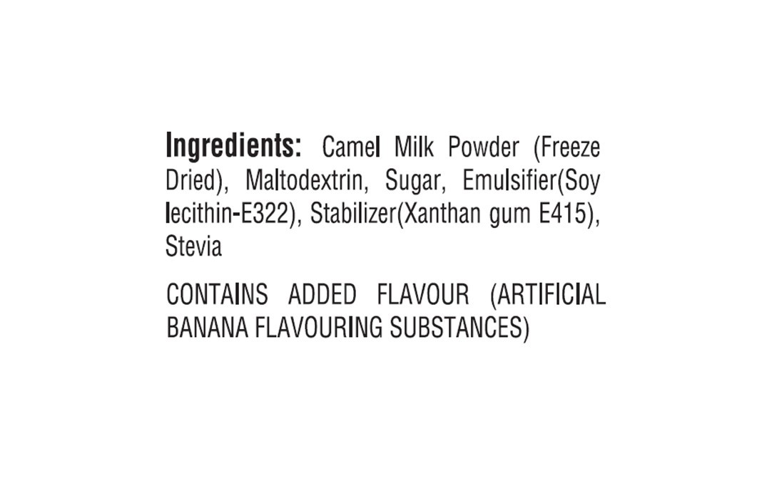 Aadvik Camel Milk Powder Banana Flavour   Box  150 grams